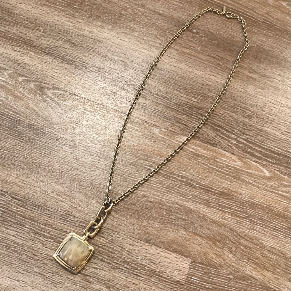 Ann Taylor Gold Pendant Necklace